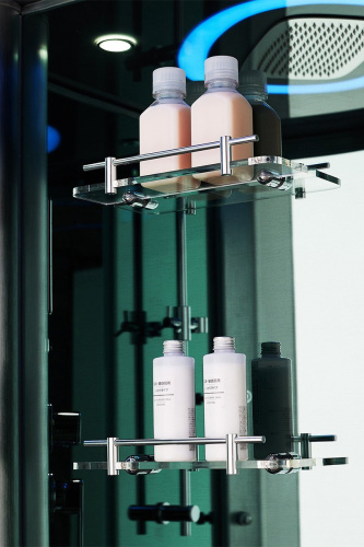 Душевая кабина SSWW BU602 100х100 четверть круга с крышей ориентация универсальная - фото 3