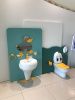 Чаша унитаза напольная Creavit DUCKY DC360-00CB00E-0000 цвет белый без бачка без сиденья душевой смыв