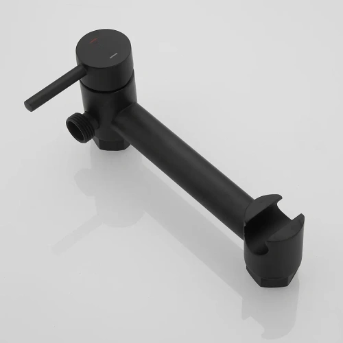 Гигиенический душ со смесителем Shevanik S107H черный - фото 5