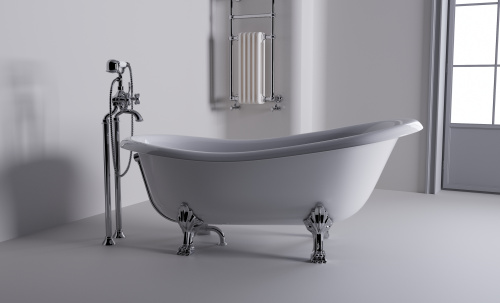 Ванна из литьевго мрамора Astra-Form Роксбург 01010032 170х79 отдельностоящая овальная с ножками - фото 5