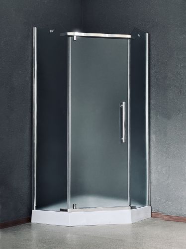 Душевой уголок Royal Bath TR RB90TR-C-CH 90х90 стекло рифленое профиль хром глянцевый без поддона - фото 3