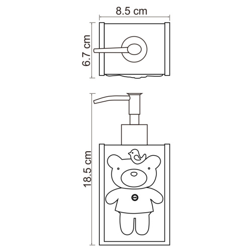 Дозатор для жидкого мыла WasserKRAFT 3499 - фото 5