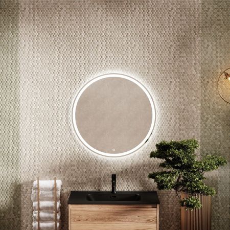 Зеркало с подсветкой Sancos Bella BE600 60х60 подвесное
