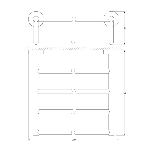 Полка в ванную комнату Artwelle Harmonie HAR 033 - фото 2