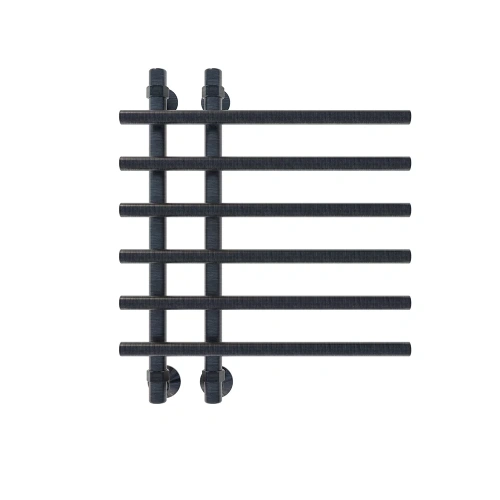 Полотенцесушитель Veconi Tufo T601050GR 50х60 водяной графит - фото 2