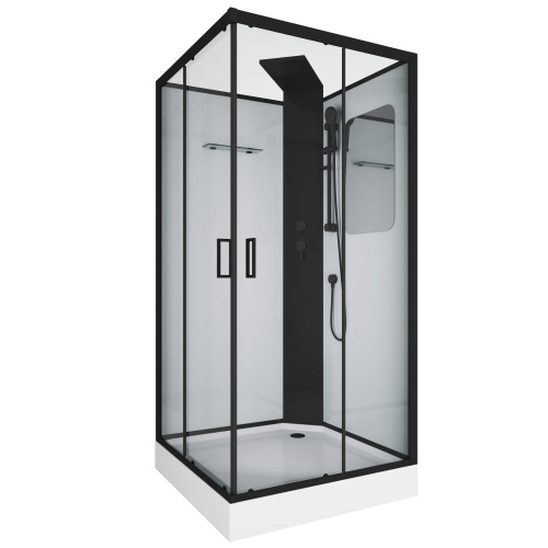 Душевая кабина Grossman Elegans GR250Q 100х100 квадратная без крыши ориентация универсальная