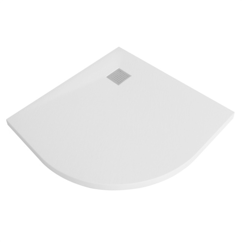 Душевой поддон WasserKRAFT Leine 35T 35T01 90х90 стеклопластик белый - фото 2