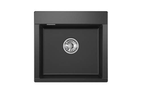 Кухонная мойка Granula 5201, ЧЁРНЫЙ 52х50 цвет черный поверхность матовая - фото 2
