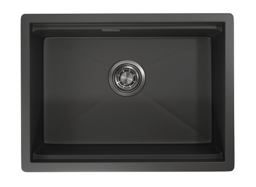 Кухонная мойка Granula Kitchen Space 6045U, ЧЕРНЫЙ МАТОВЫЙ 60х45 цвет черный матовый поверхность матовая - фото 3