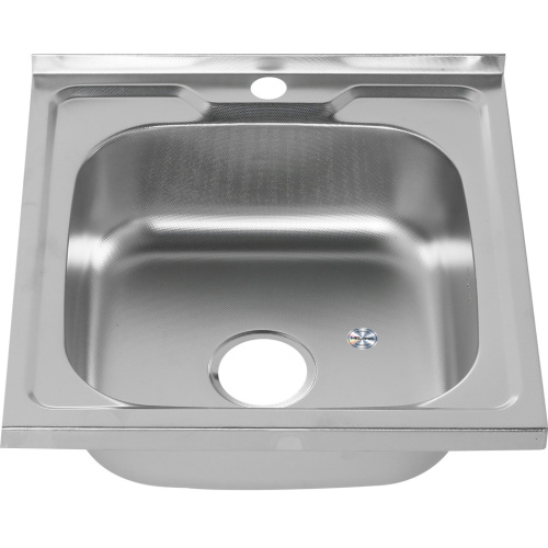 Кухонная мойка Melana 98 50х50 цвет хром - фото 2