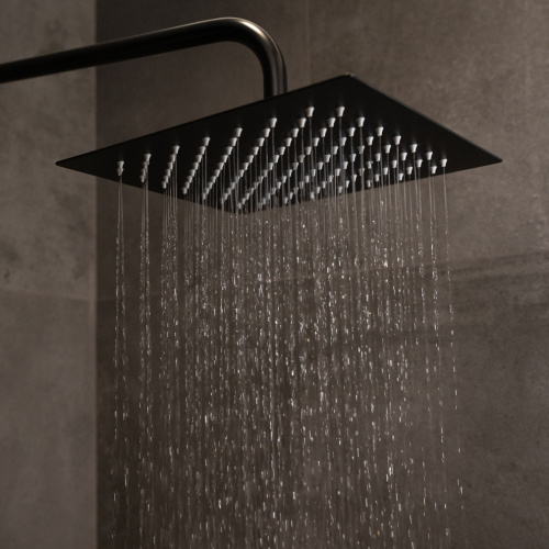 Душевая стойка WasserKRAFT BK27701BM настенная цвет черный - фото 4