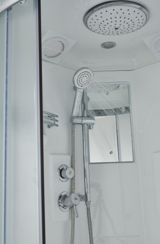 Душевая кабина Timo Standart T-5590 90х90 четверть круга с крышей ориентация универсальная - фото 4