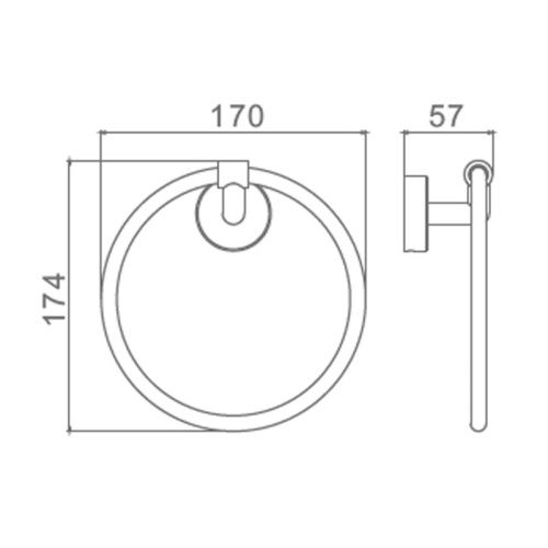 Полотенцедержатель Raglo R320.04.33 - фото 2