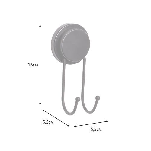 Крючок для ванной Fixsen Magic black FX-45005A - фото 4