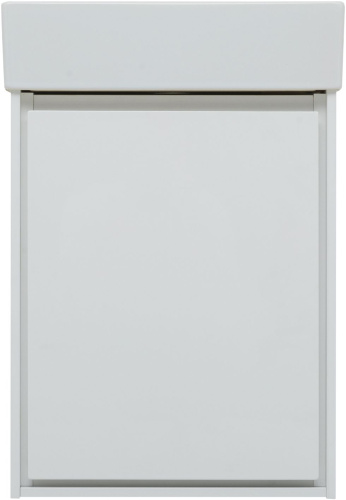 Тумба под раковину Aquanet Милан 00339962 42х23х54 подвесная цвет белый - фото 2