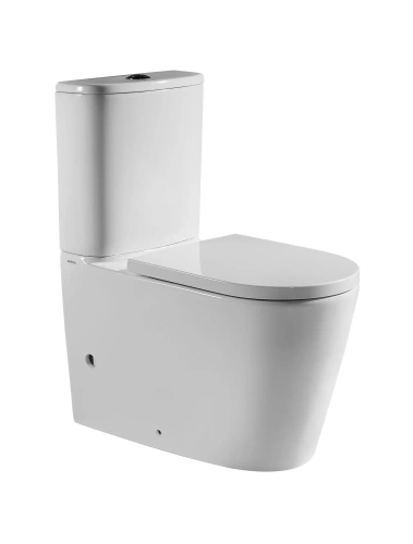 Чаша унитаза напольная Arrow AB2231H цвет белый без бачка с сиденьем микролифт безободковая каскадный смыв - фото 5