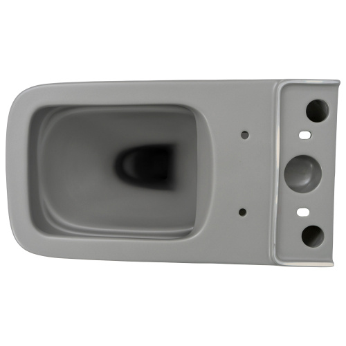 Унитаз напольный с бачком Melana MLN-310306MG серый с сиденьем микролифт безободковый смыв торнадо - фото 3