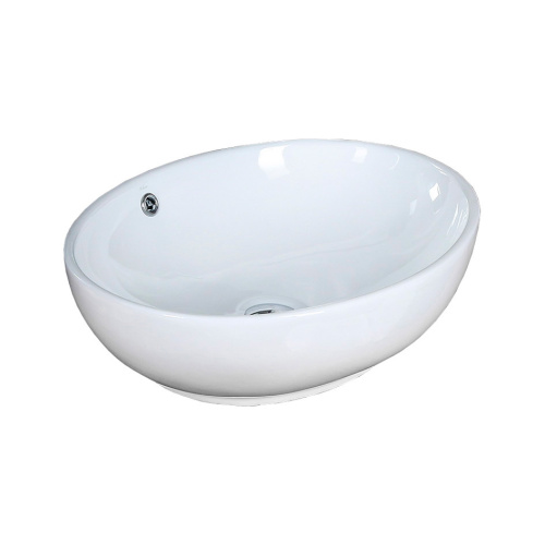 Раковина из сантехнического фарфора Melana 320314-805 60х44 накладная цвет белый без отверстий под смеситель - фото 2