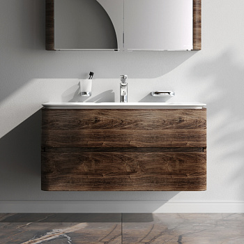 Тумба под раковину Am.Pm Sensation M30FHX1002NF 100х49х52 подвесная цвет орех