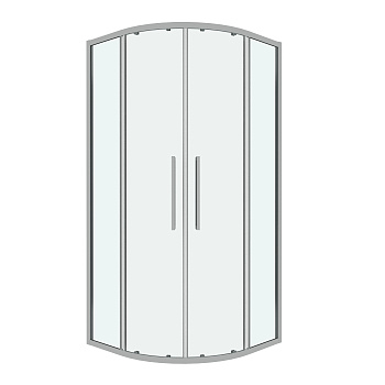 Душевой уголок Grossman Cosmo 301.K33.02.9090.10.00 90х90 стекло прозрачное профиль хром глянцевый без поддона