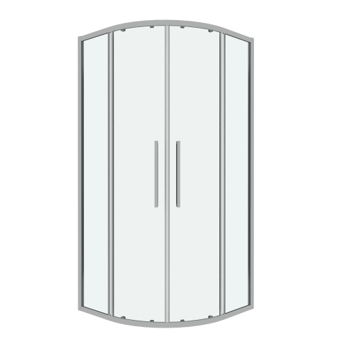 Душевой уголок Grossman Cosmo 301.K33.02.9090.10.00 90х90 стекло прозрачное профиль хром глянцевый без поддона