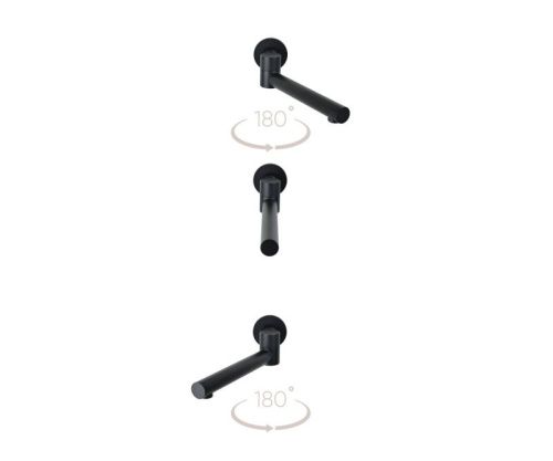 Душевая система Bronze de Luxe 14582B встраиваемая в стену цвет черный - фото 4