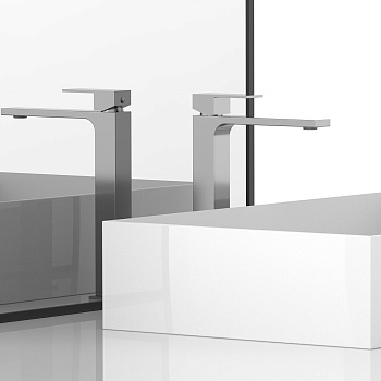 Смеситель Vincea Cube VBF-1C02CH на столешницу хром