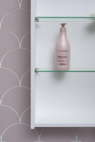 Зеркало-шкаф Aquanet Палермо 00203939 59х17х75 подвесной цвет белый - фото 3