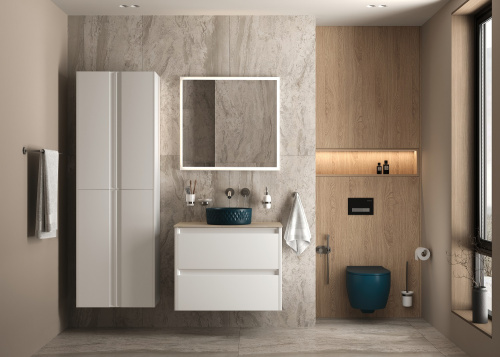 Зеркало в ванную Allen Brau Activity 1.340027.WM 80х75 цвет белый - фото 4