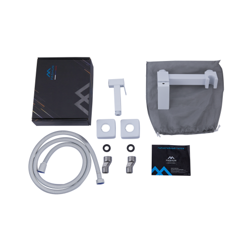 Гигиенический душ со смесителем Fashun A57504-8 белый - фото 4