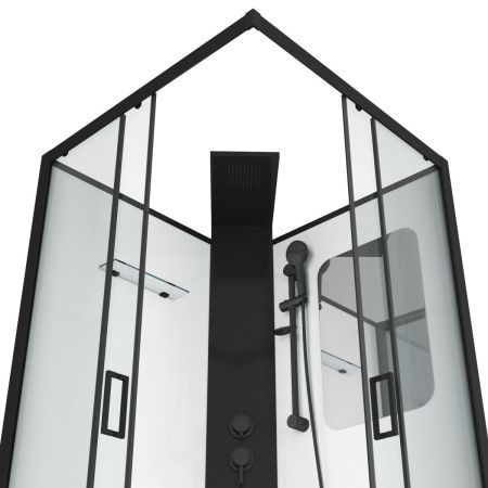 Душевая кабина Grossman Elegans GR250Q 100х100 квадратная без крыши ориентация универсальная