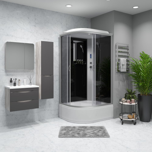 Душевая кабина Niagara Classic 25101434RP 120х80 асимметричная с крышей ориентация правая - фото 3