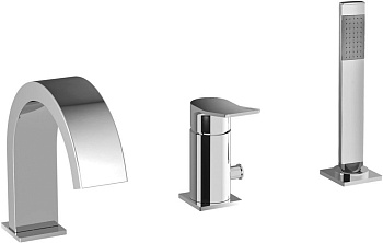 Смеситель Paffoni Tilt TI040CR на борт ванны хром