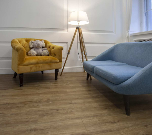 Кварцвиниловая плитка Damy Floor FAMILY LVT 248-8-LVT Дуб Имбирный толщина 0.25 см 43 класс 1227х187 - фото 2