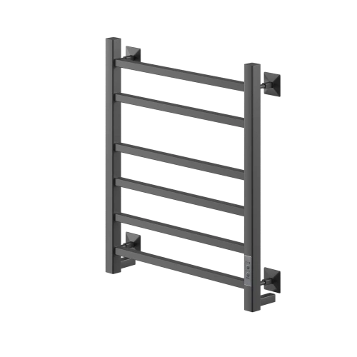Полотенцесушитель Veconi Barro-B B6050B-B 50х60 электрический черный