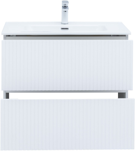 Тумба под раковину Aquanet Джейн 00313286 79х44х64 напольная/подвесная цвет белый - фото 2