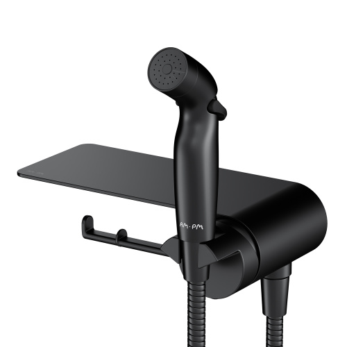 Гигиенический душ со смесителем Am.Pm Func F0H8F922 черный - фото 2