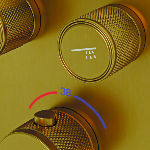 Душевая система Sancos Space SC3006BG встраиваемая в стену - фото 5