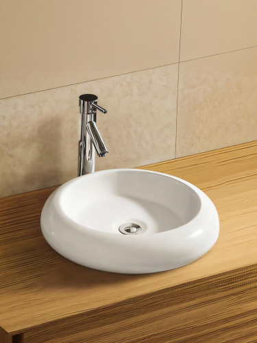 Раковина из санфаянса WeltWasser WW SK 10000003868 46х46 подвесная цвет белый глянцевый без отверстий под смеситель - фото 2