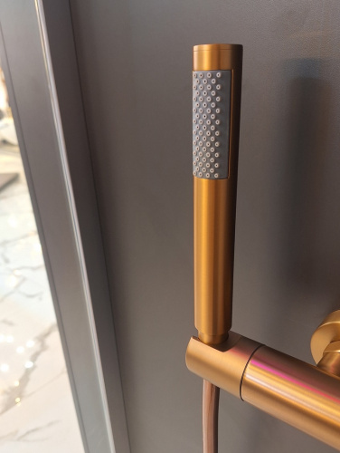 Смеситель для душа AltroBagno Unione AltroBagnoUnione030605BC настенный медь матовая - фото 5