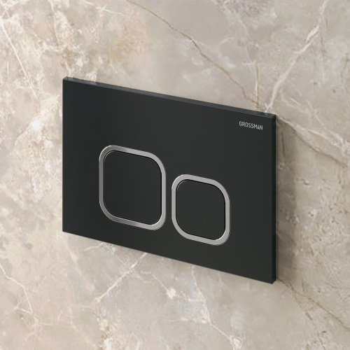 Клавиша смыва механическая Grossman Cosmo 700.K31.02.210.210 цвет черный - фото 3