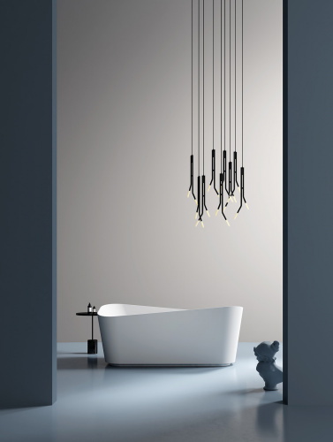 Ванна из искусственного камня Abber Stein AS9609 170х75 отдельностоящая прямоугольная с ножками - фото 4