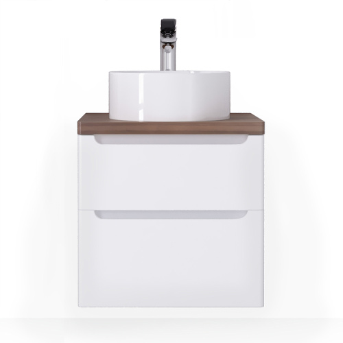 Столешница Jorno WOOD Brwood.06.60/DW 60х52 накладная цвет темное дерево - фото 2