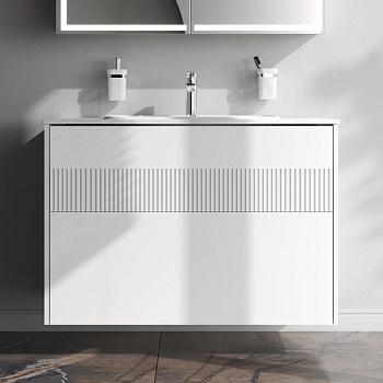 Тумба под раковину Am.Pm Func M8FFUX1002WM 100х49х69 подвесная цвет белый