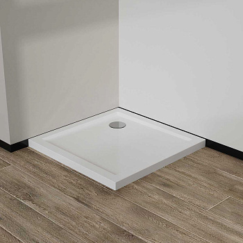 Душевой поддон Vincea H50 VST-5AS-8080 80х80 акрил белый с каркасом