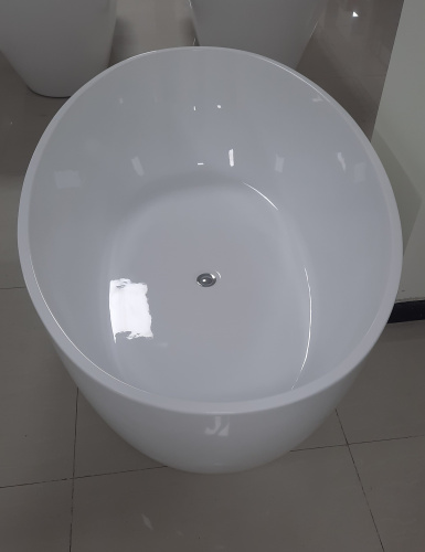 Ванна акриловая Frank 12529 173х103 отдельностоящая овальная с ножками - фото 2