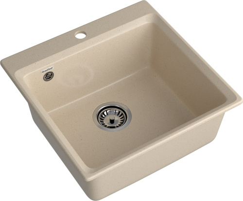 Кухонная мойка Granfest Level LV-510 кашемир 51х50 цвет бежевый поверхность матовая - фото 2