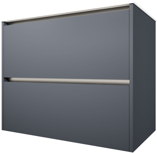 Тумба под раковину Allen Brau Activity 1.34012.BGM 80х46х65 подвесная цвет зеленый/синий - фото 2