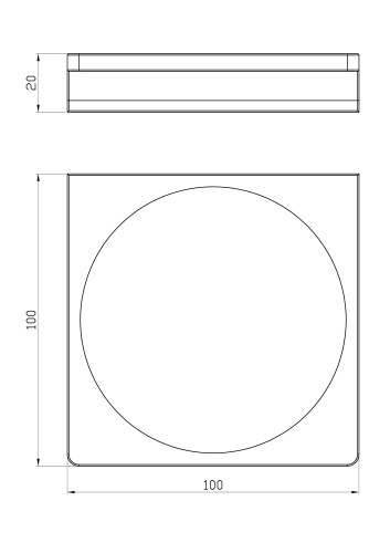 Мыльница с держателем Wonzon & Woghand ECLIPSE WW-9124-CR - фото 2