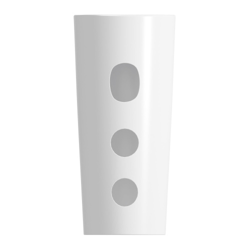 Раковина из сантехнического фарфора Wellsee Callipy Art 33890100S 40х40 напольная цвет белый глянцевый 1 отверстие под смеситель - фото 4